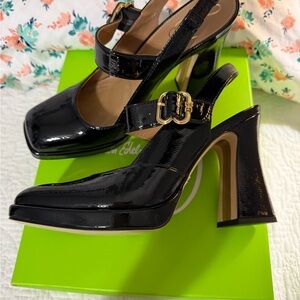 Sam Edelman Black Patent Leather Heels